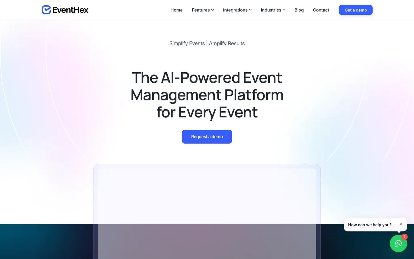EventHex website