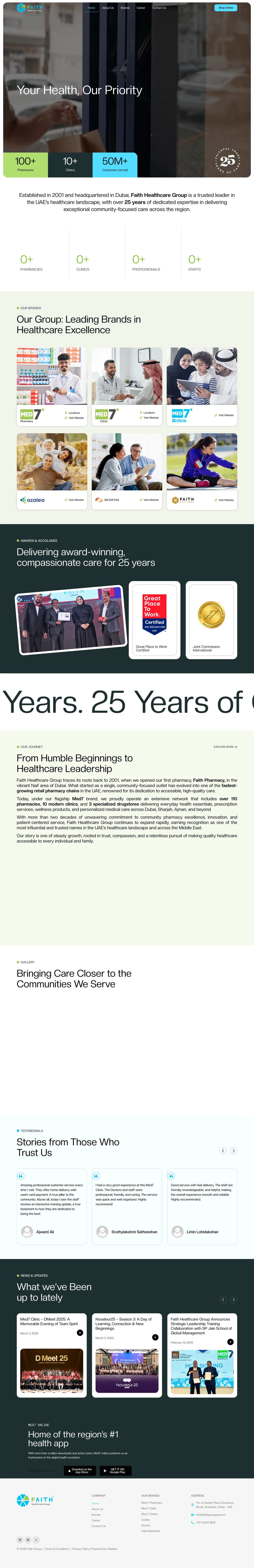 Faith Healthcare Group full page