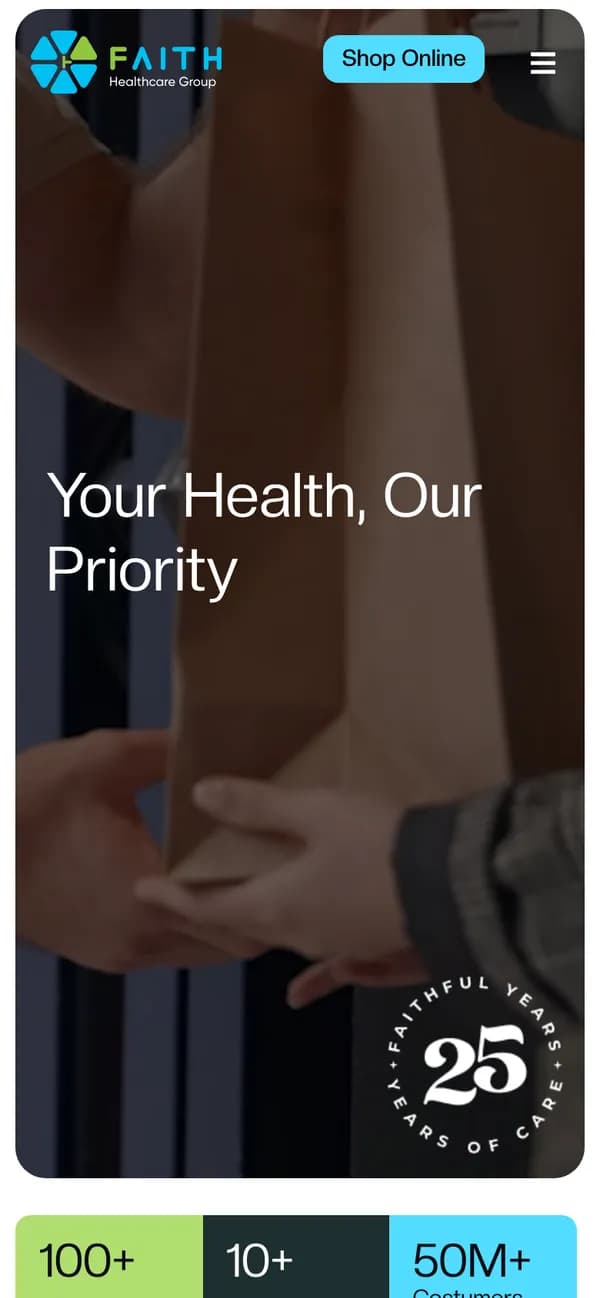Faith Healthcare Group on mobile