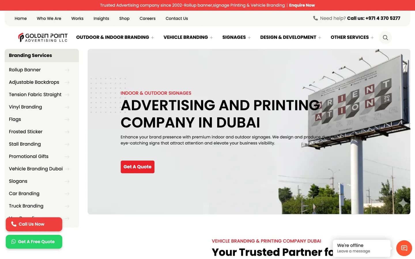 Golden Point website