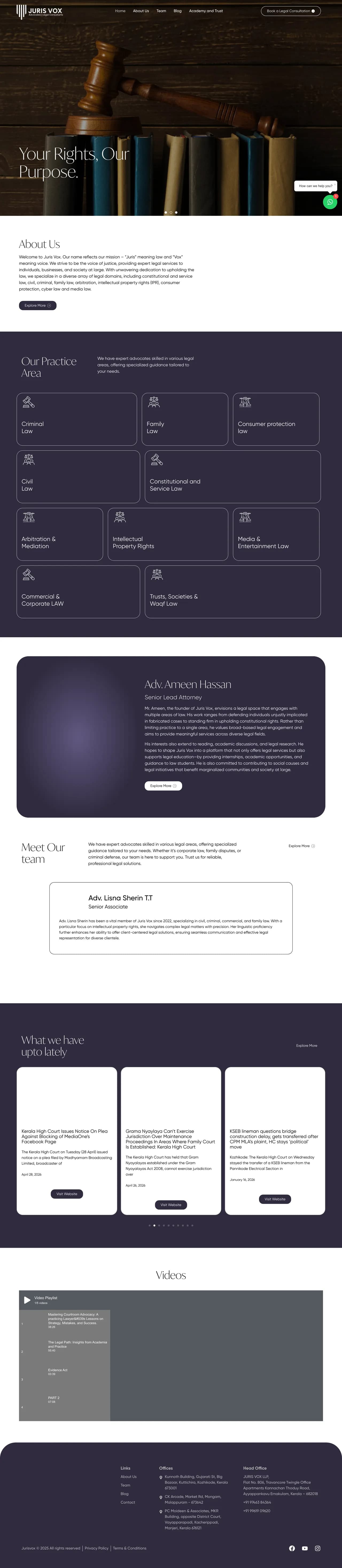 Juris Vox Legal full page